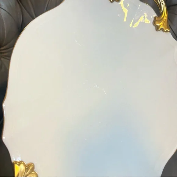 VTG Lenox Valencia Gold and Ivory Serving Platter Vintage - Picture 16 of 16